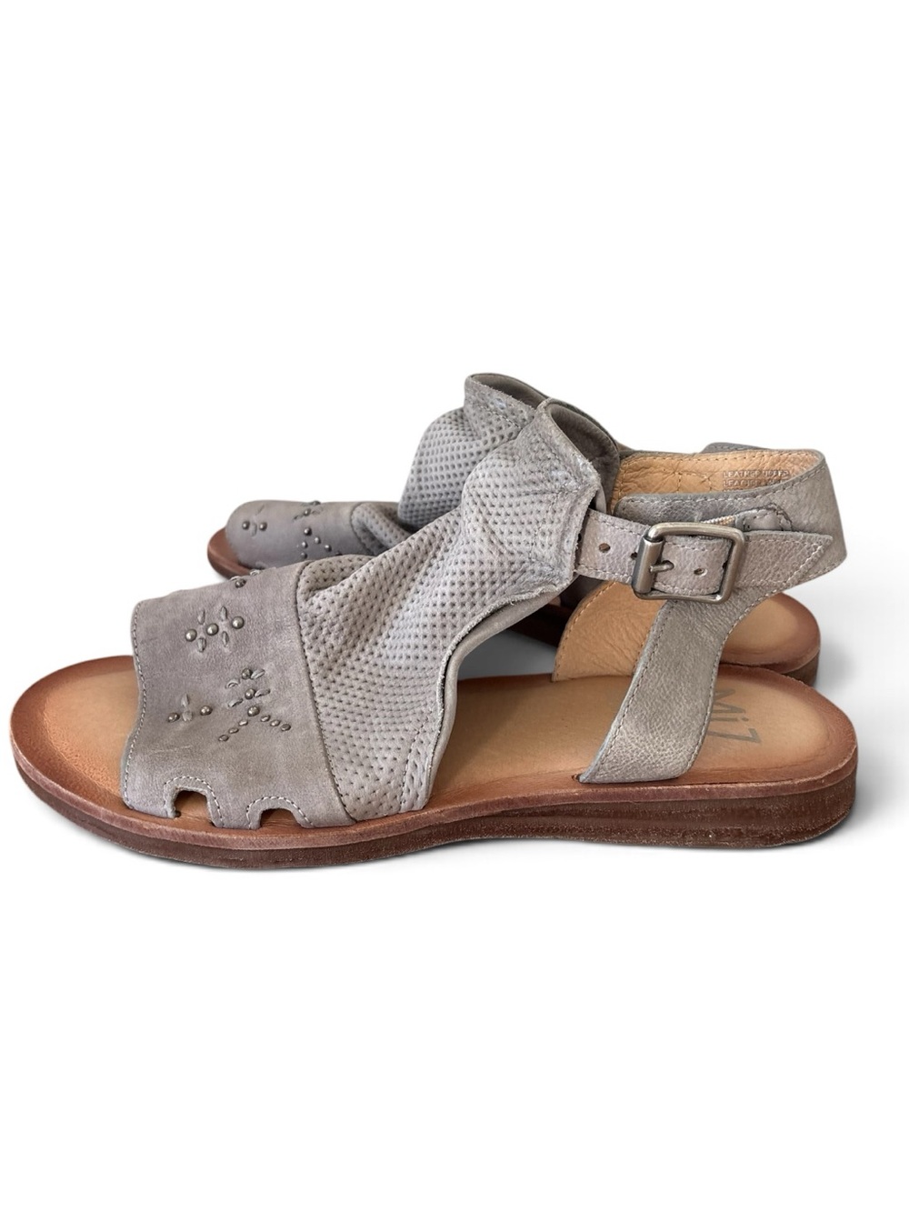 Miz Mooz FIFI Leather Ankle-Strap Sandals Size 40 NEW